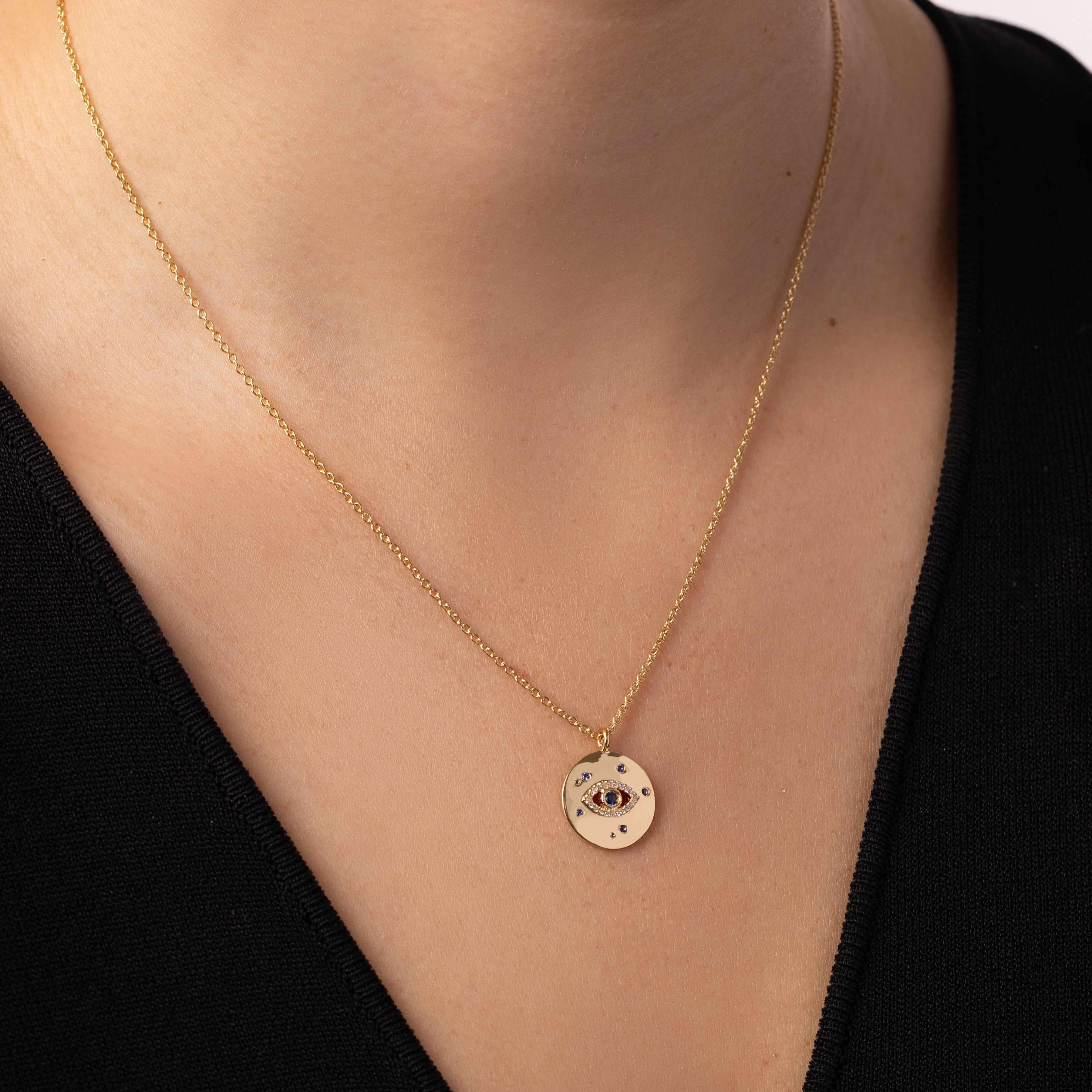 Thessa Evil Eye Necklace - Image 2