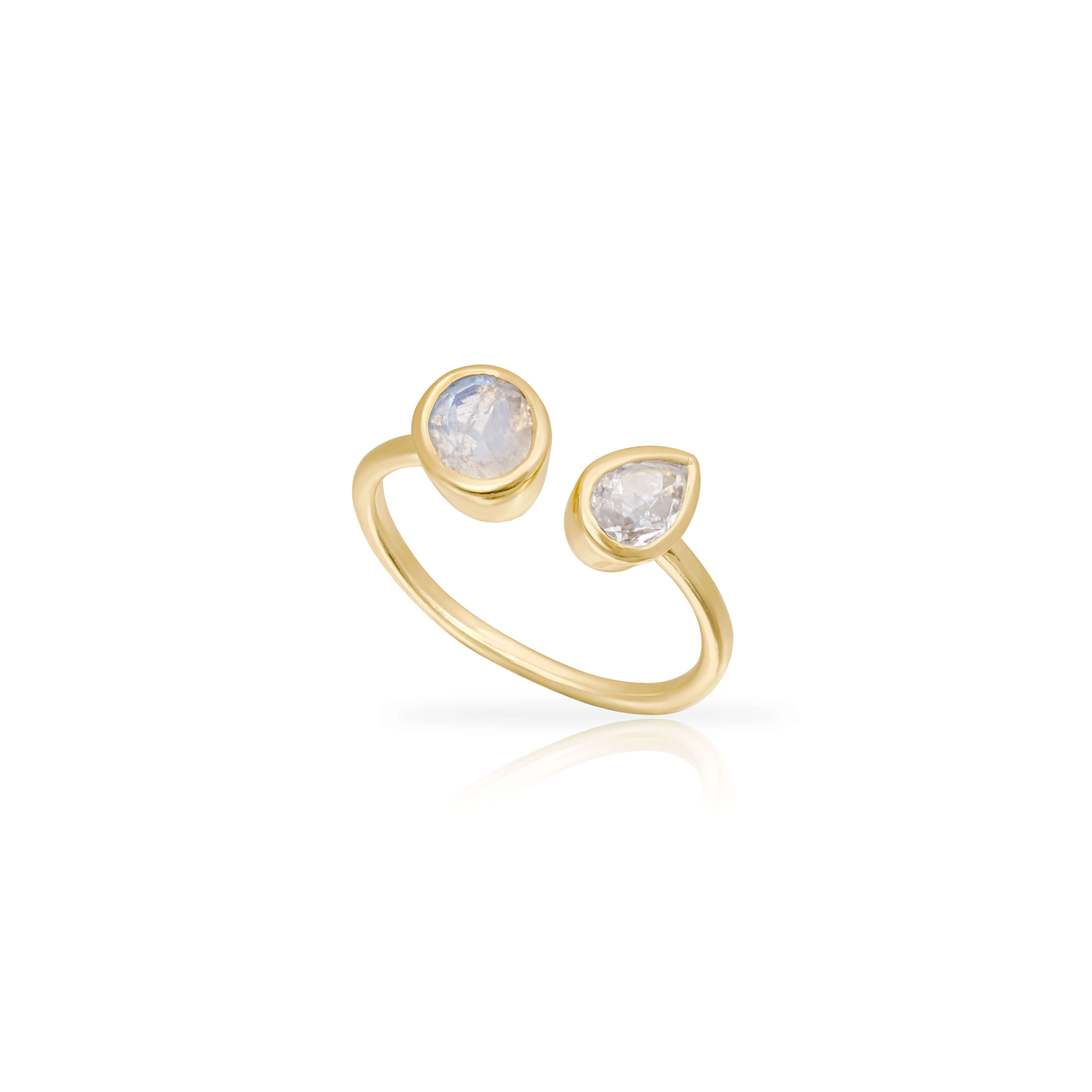 Agmes semi-precious ring