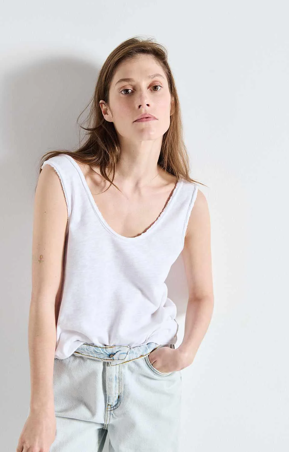 American Vintage G-SON29G – Mid-Length Trapeze Tank Top - Image 4