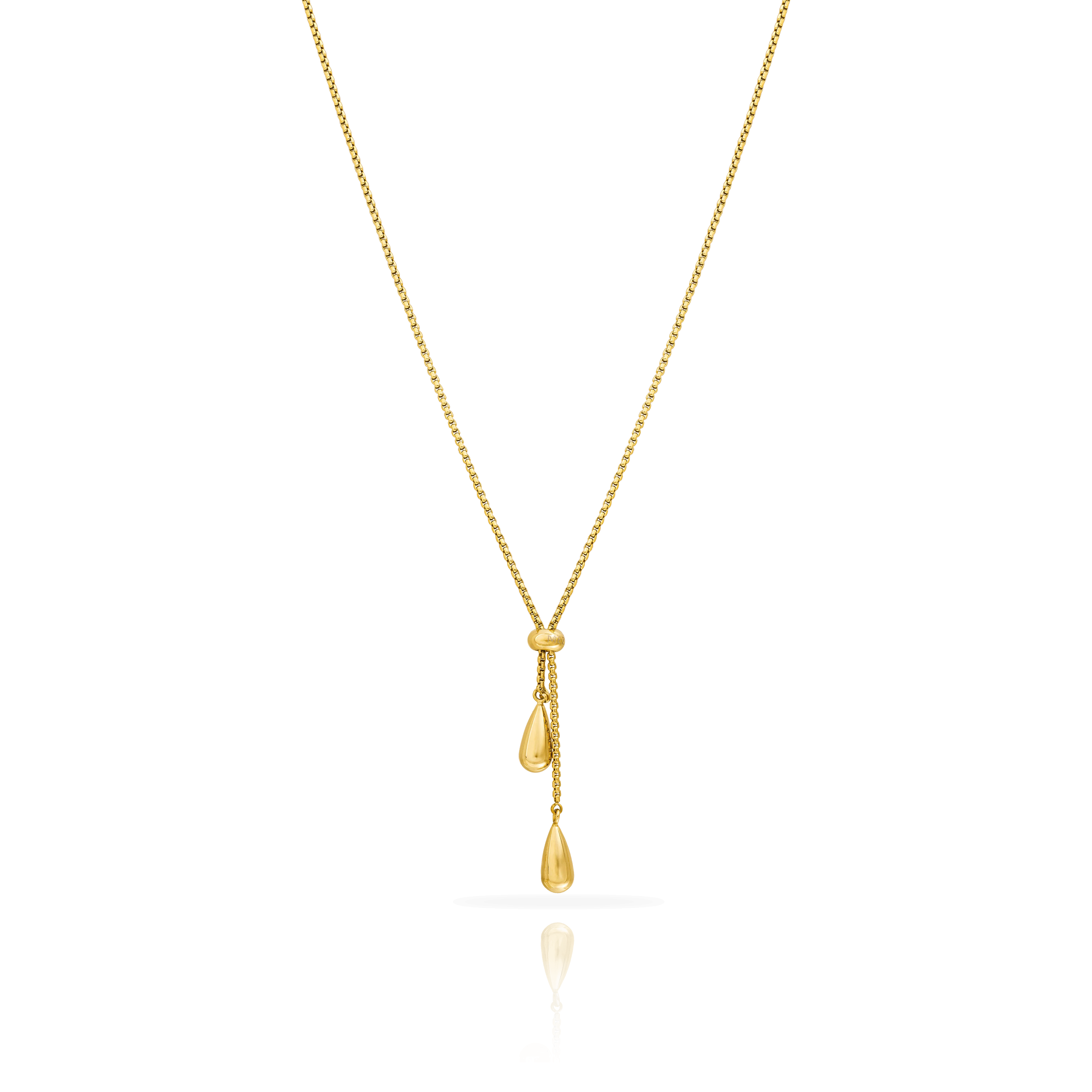 Droplet Lariat waterproof necklace