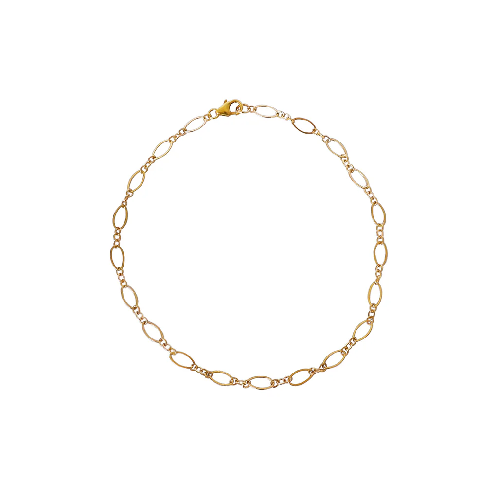 Charlet gold filled chain anklet