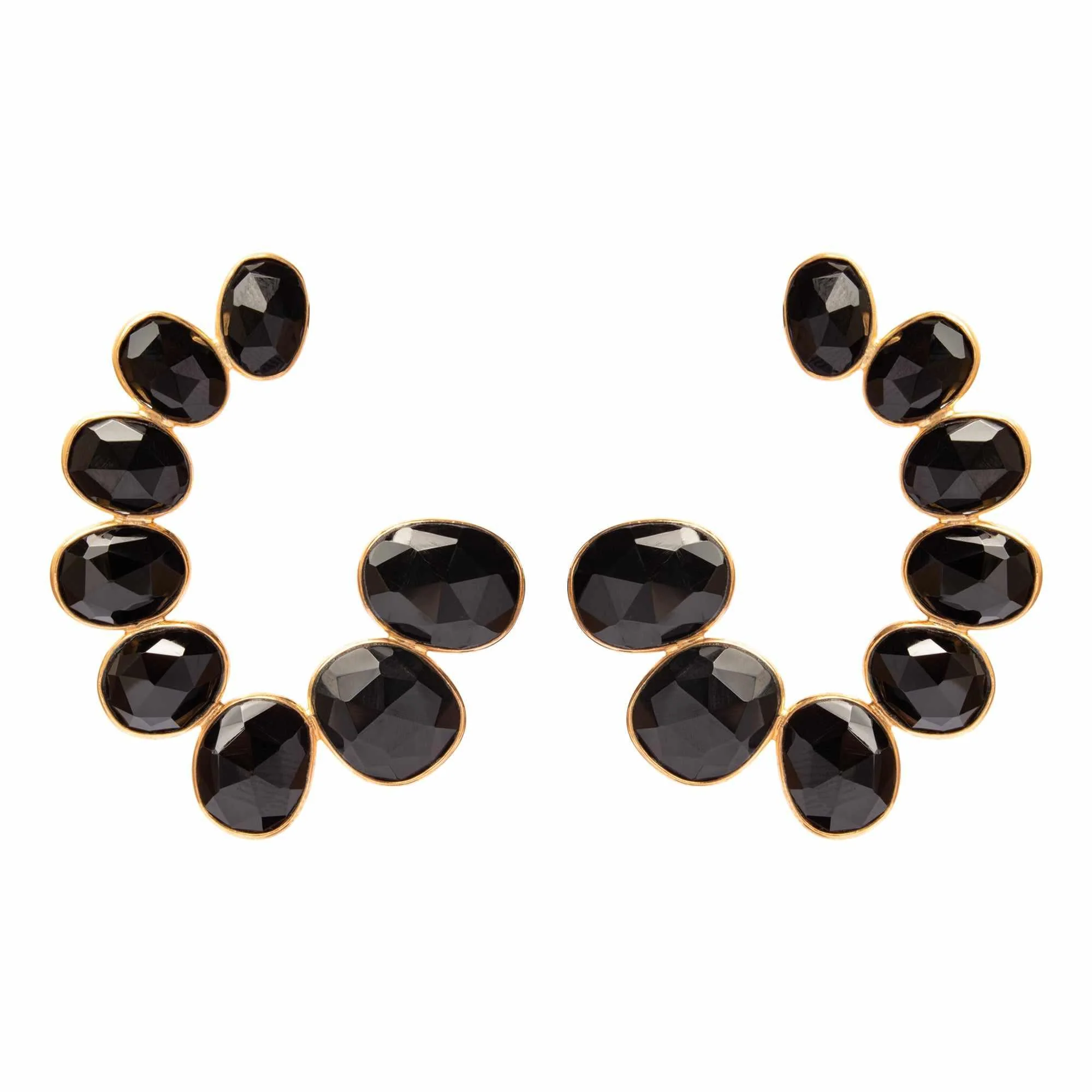 Fibonacci semi-precious stone earring - Image 4