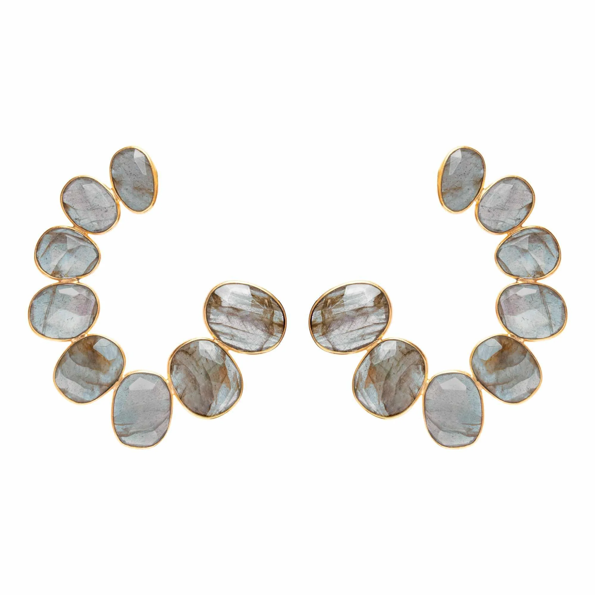 Fibonacci semi-precious stone earring - Image 6