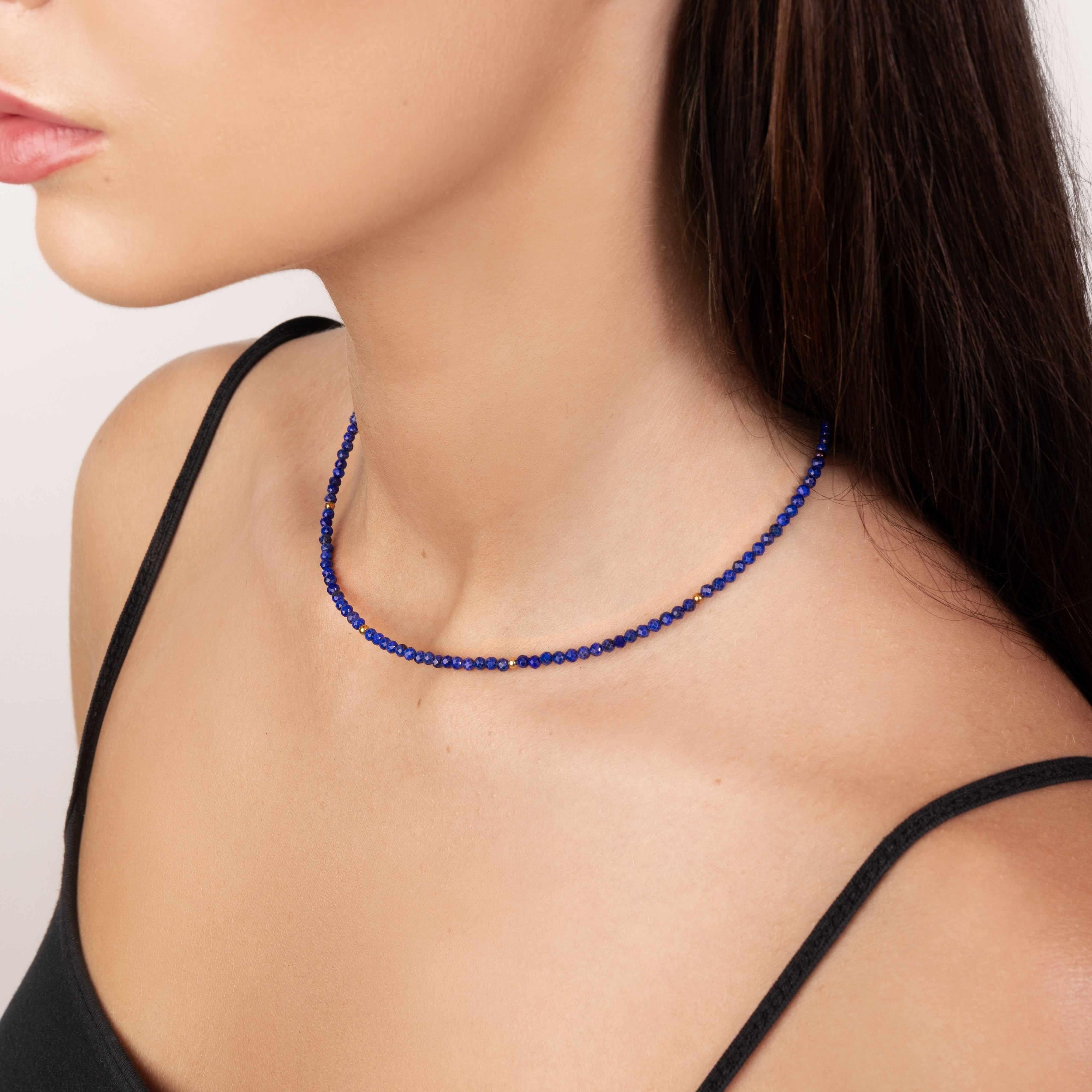 Klara gold vermeil semi precious necklace - Image 13