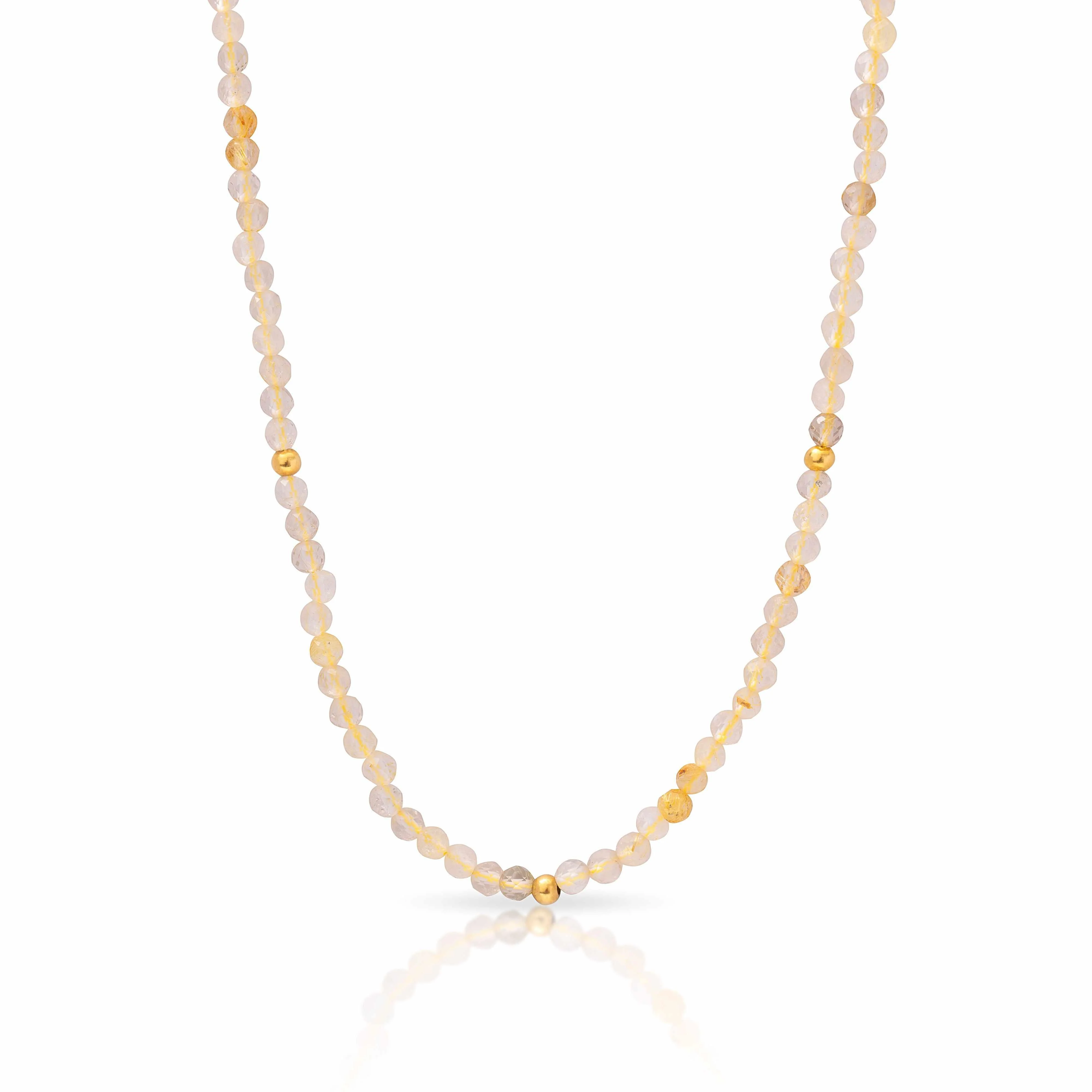 Klara gold vermeil semi precious necklace - Image 16