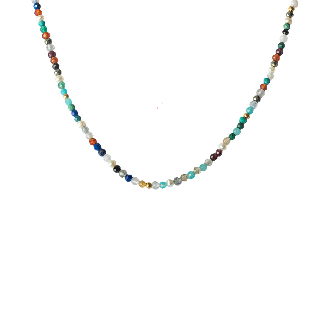 Klara gold vermeil semi precious necklace - Image 18