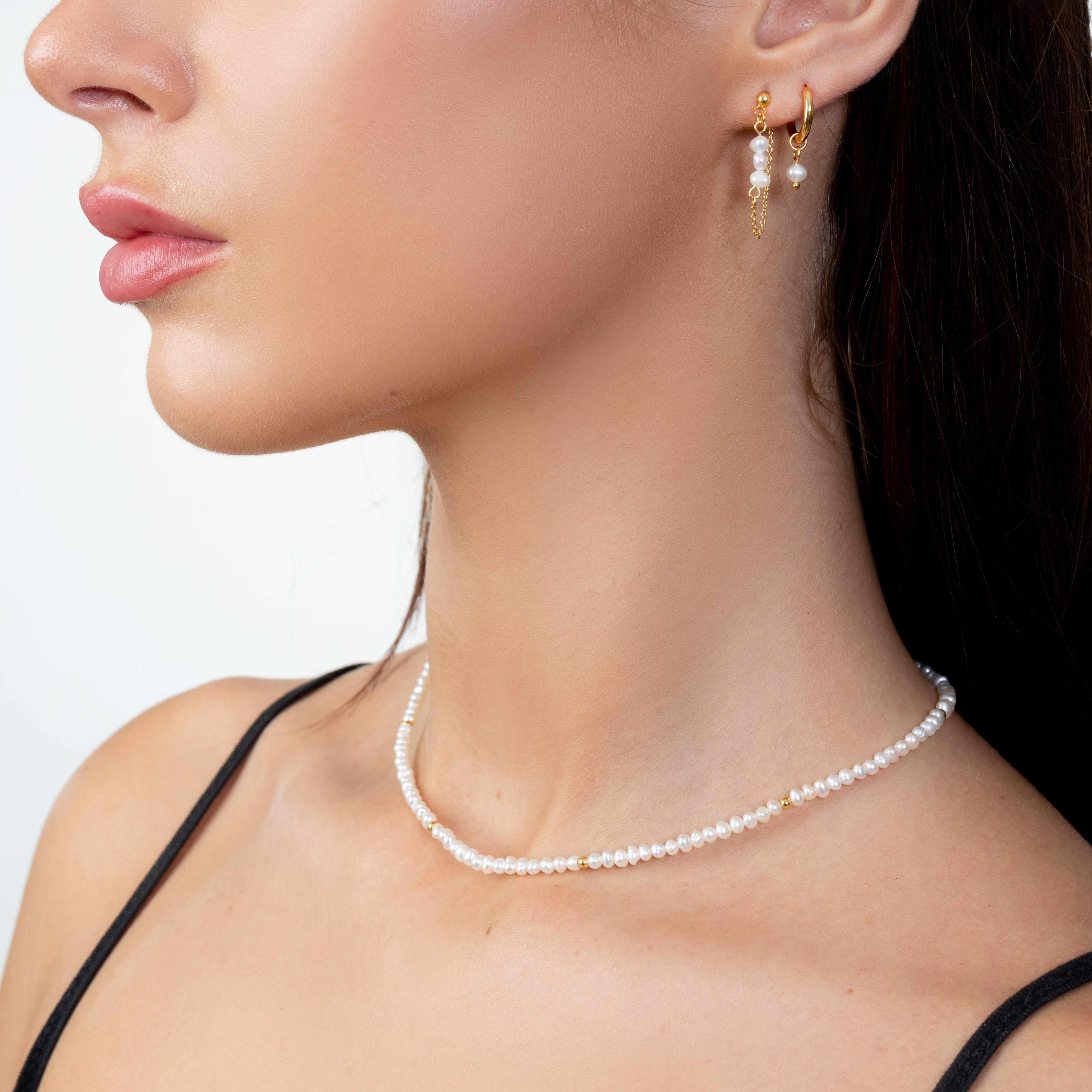Klara gold vermeil semi precious necklace - Image 5