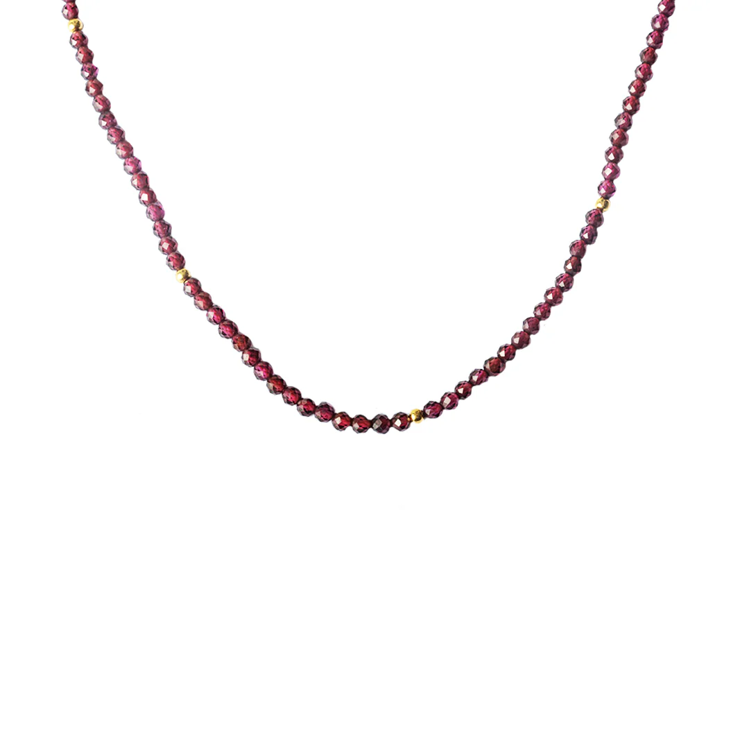 Klara gold vermeil semi precious necklace - Image 6