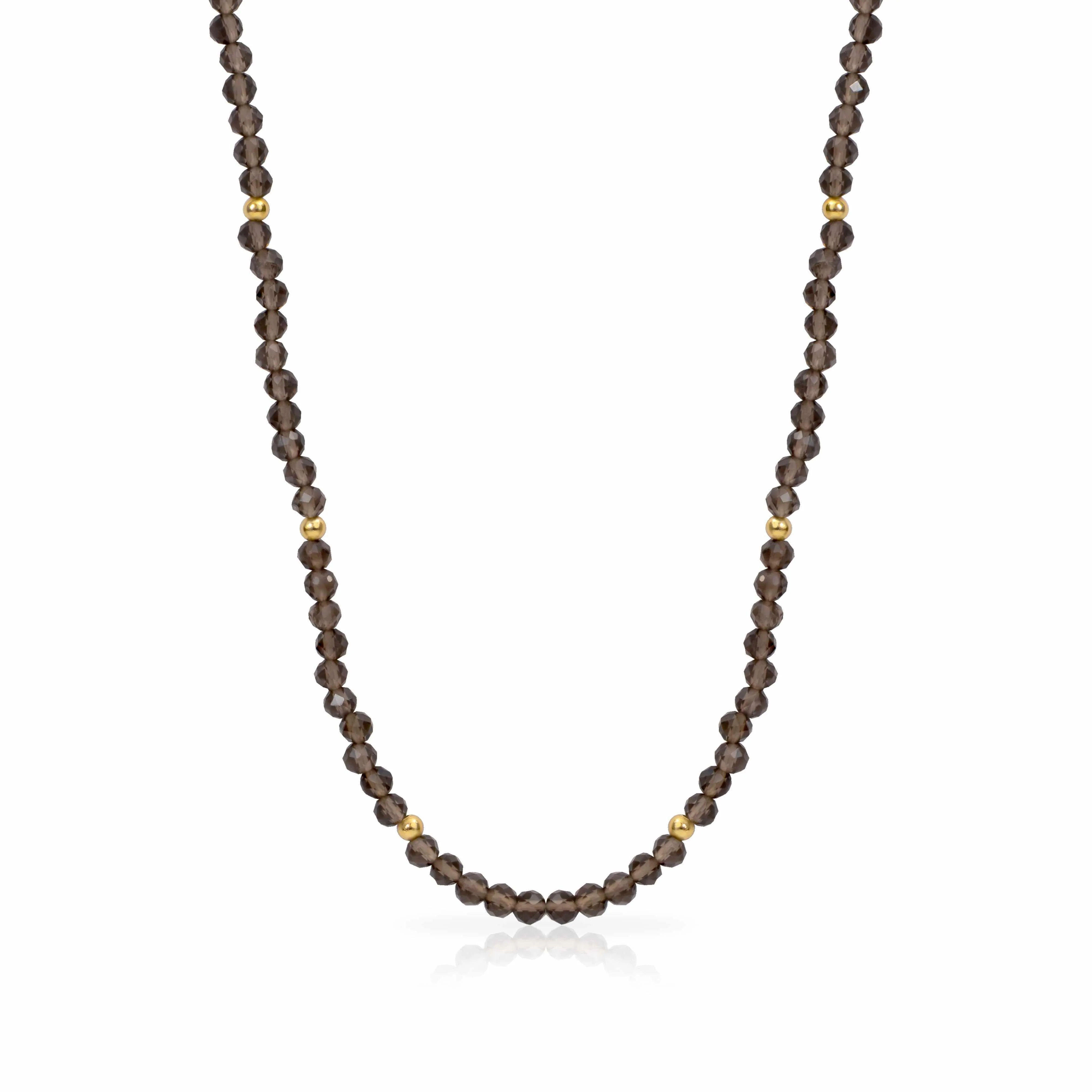 Klara gold vermeil semi precious necklace - Image 7