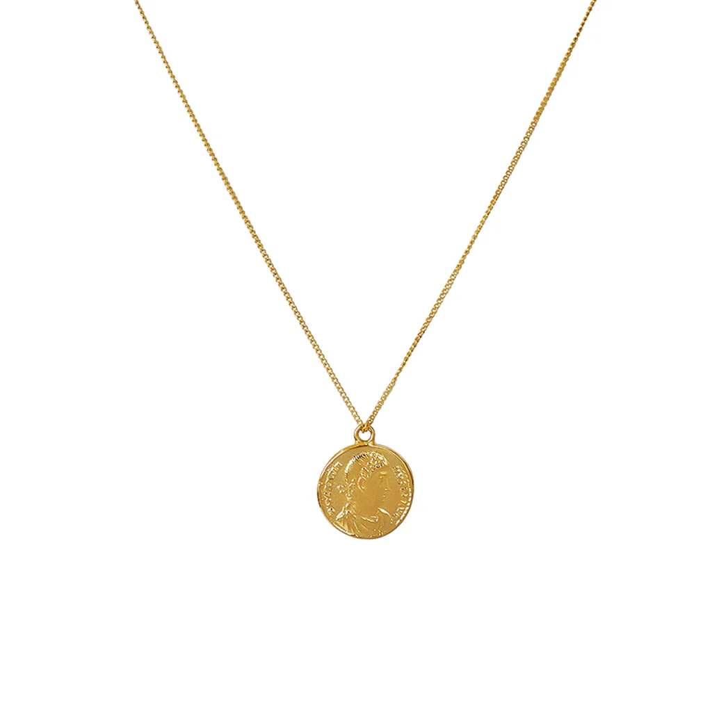 Haldis gold filled coin necklace - Image 3
