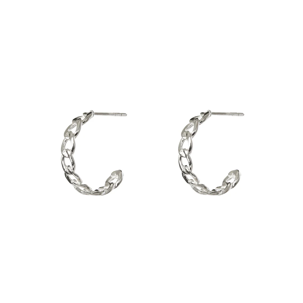 Akua sterling silver hoops - Image 2