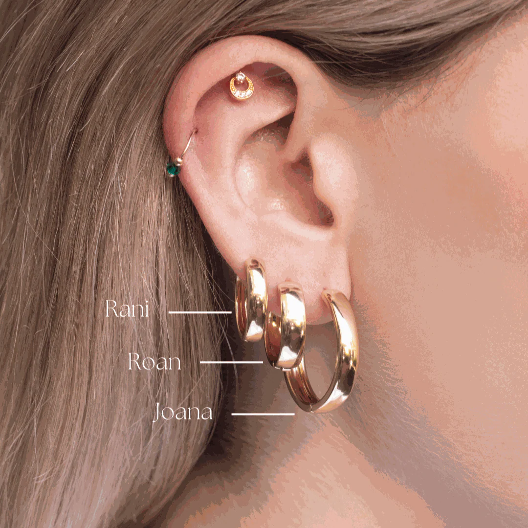 Joana Large Hoops - Image 2