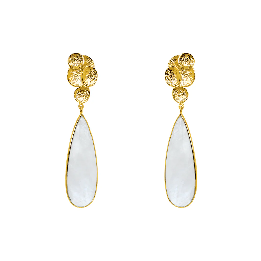 Karissa 2 micron gold earrings - Image 4