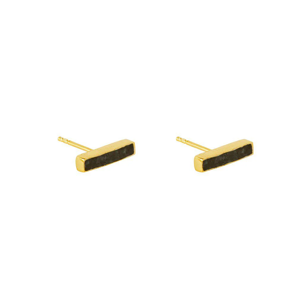 Lea semi-precious studs earrings - Image 5