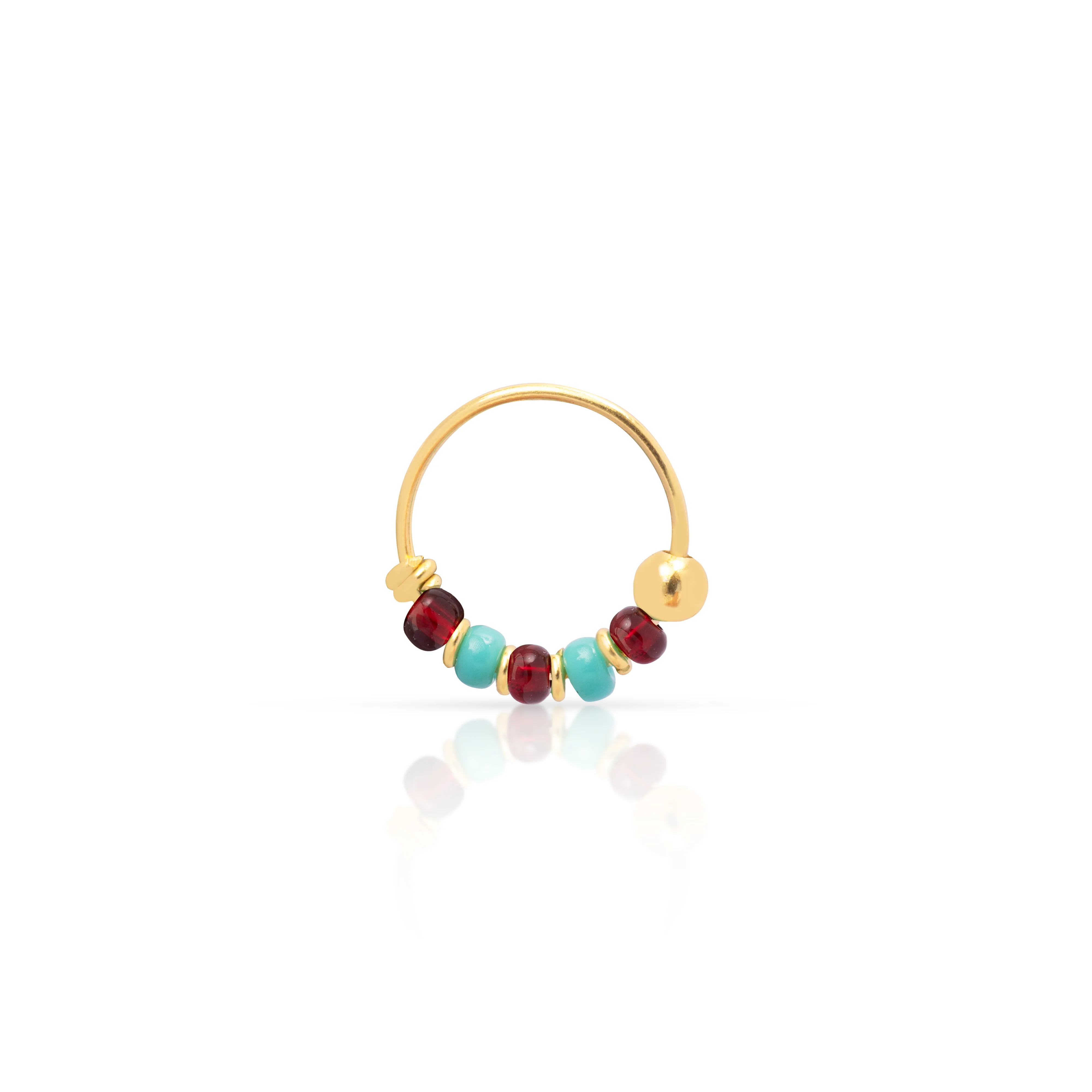 Lily gold filled large sleeper earring - Image 3