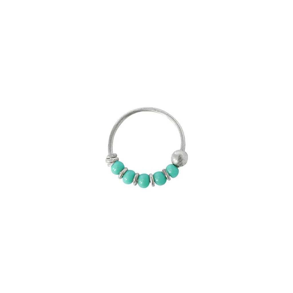 Lily silver large sleeper earring - Image 4