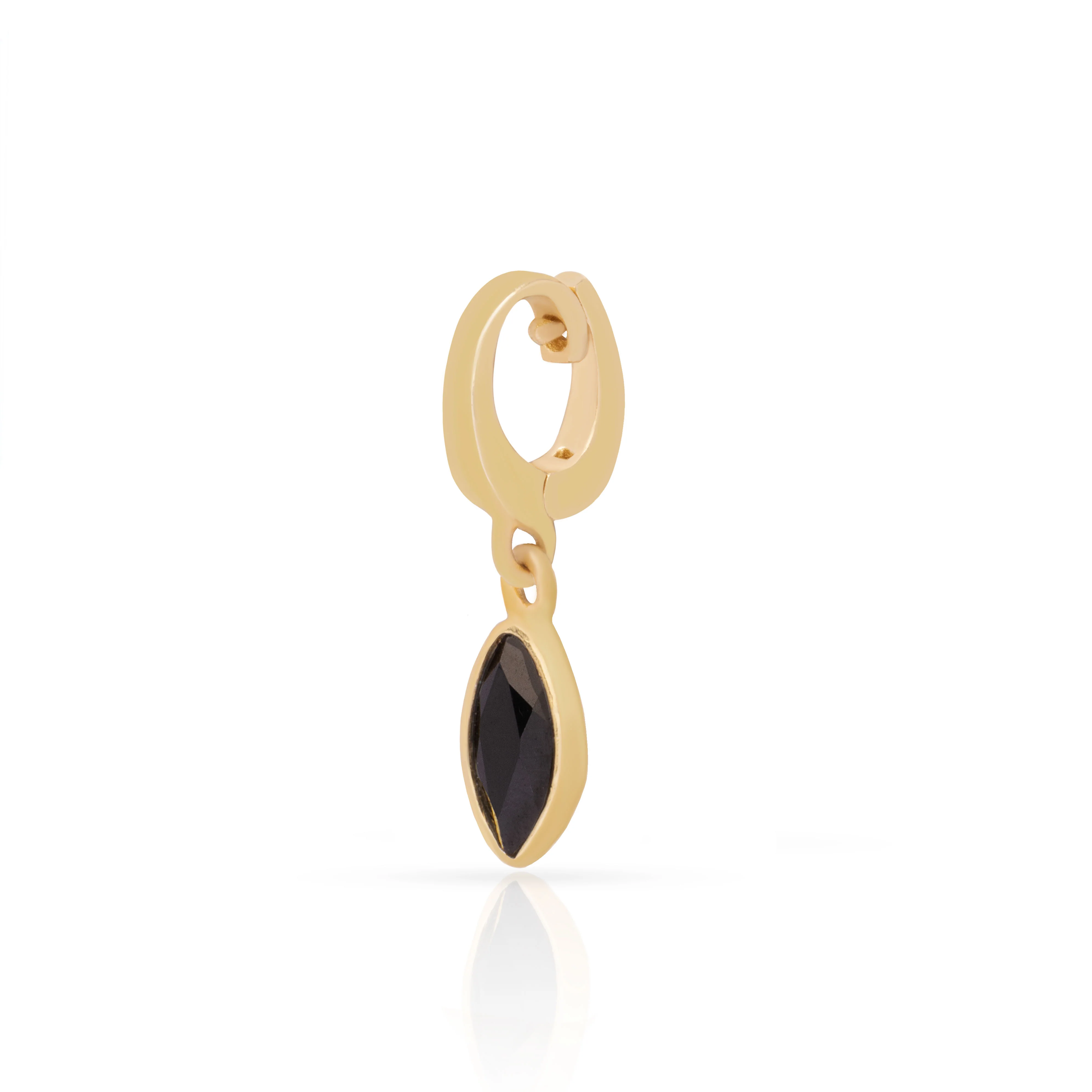 Louna diamond charm gold hinge pendant - Image 4