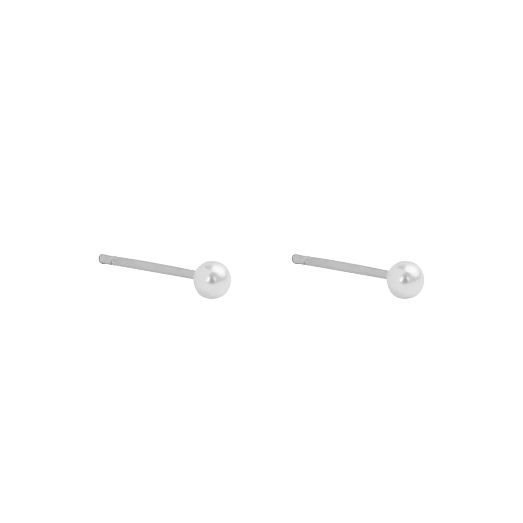 Lulu mini freshwater pearl sterling silver studs