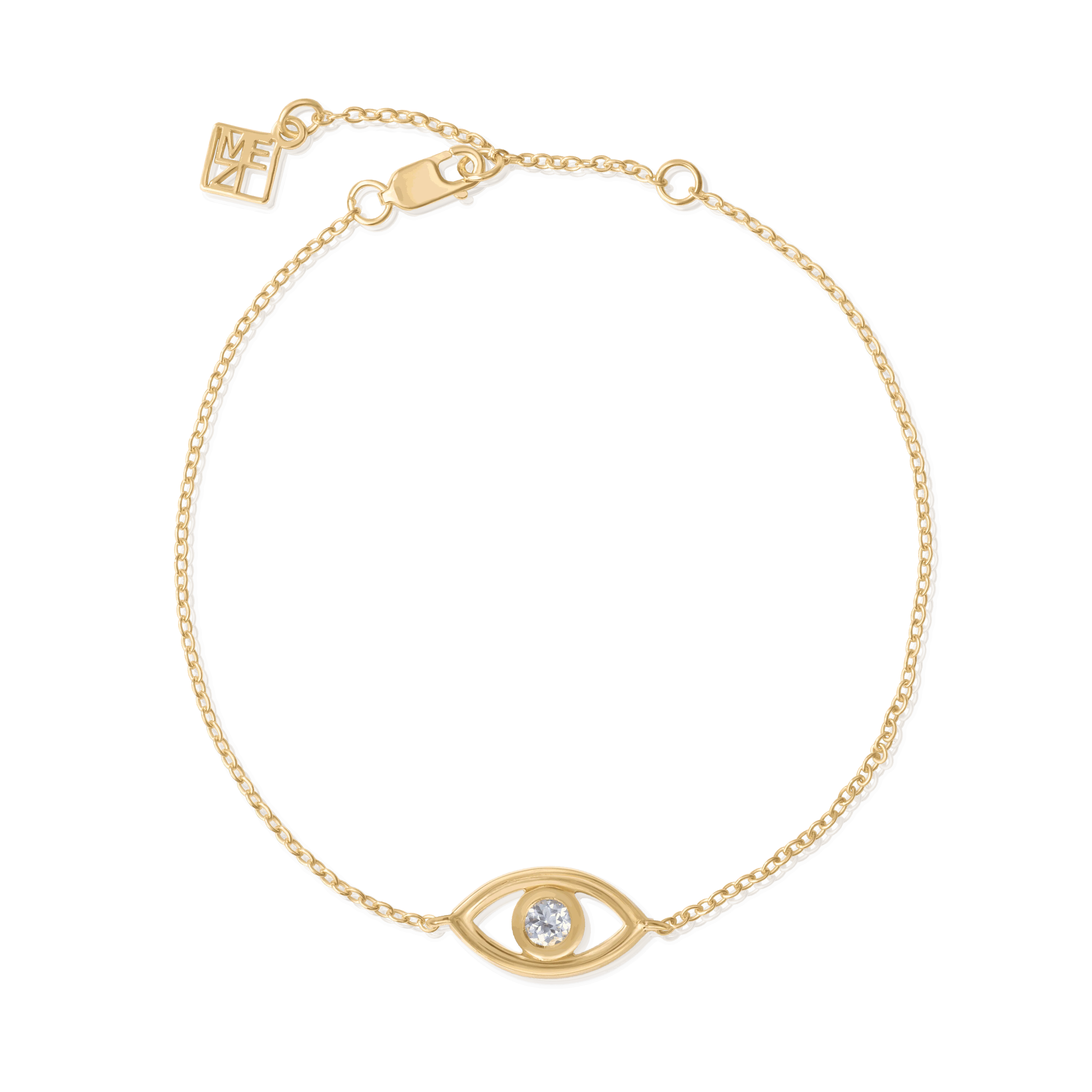 Soteria Blue Topaz Evil Eye Bracelet