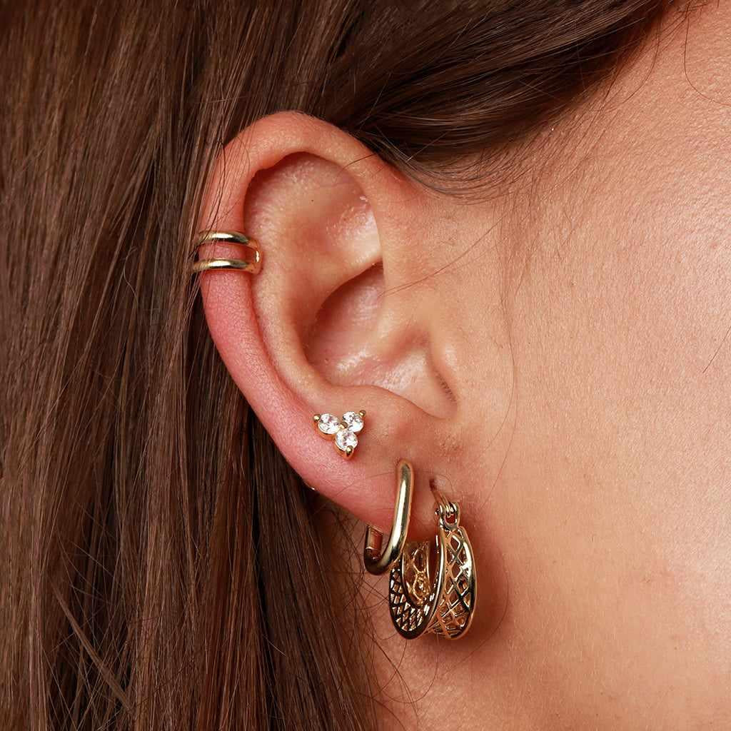 Tally filigree hoop earrings - Image 4