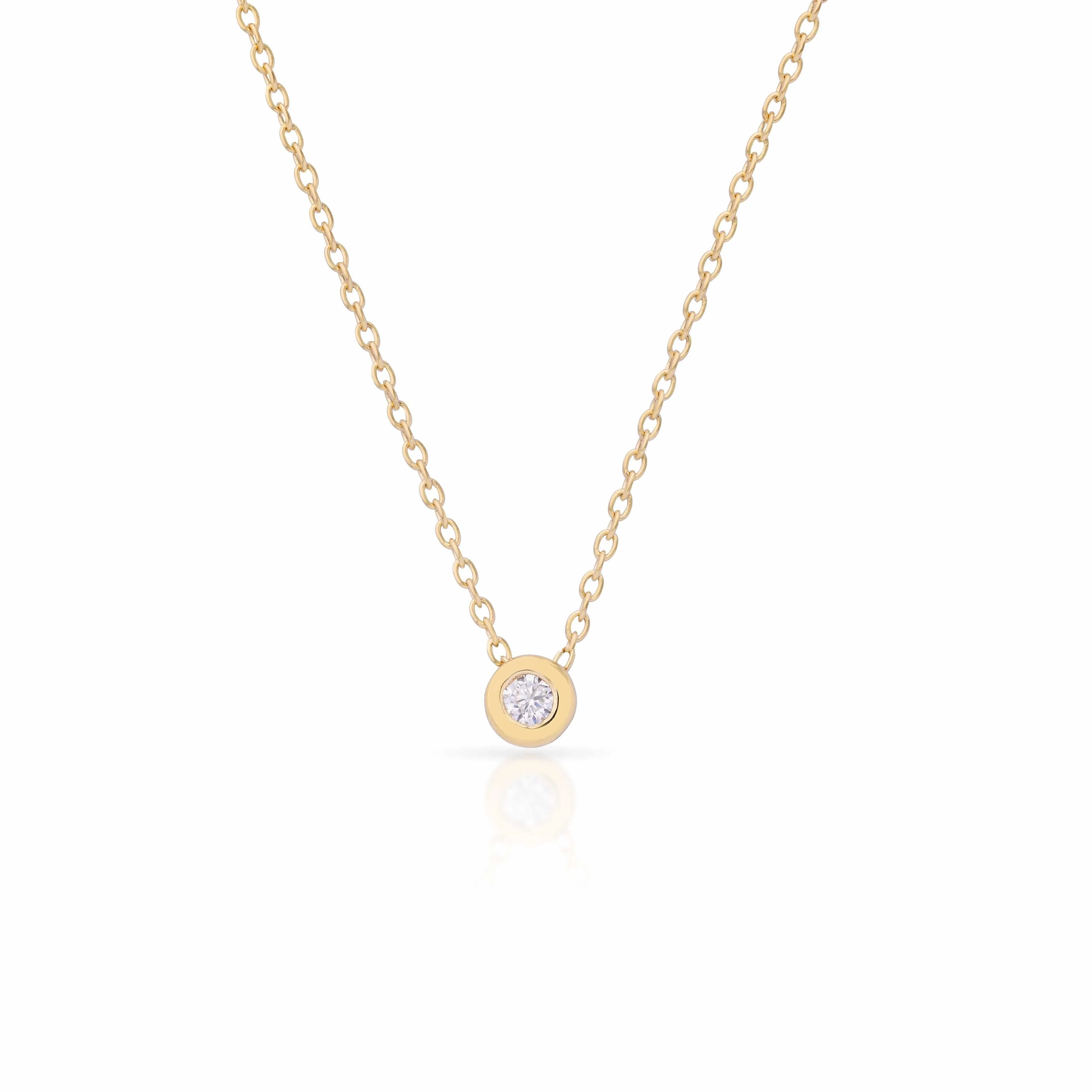 Zenith moissanite necklace